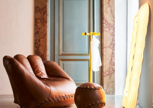 Торшер Poltronova Cessato Allarme Yellow image 3