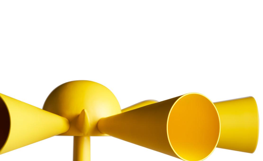 Торшер от фабрики Poltronova модель Cessato Allarme Yellow 