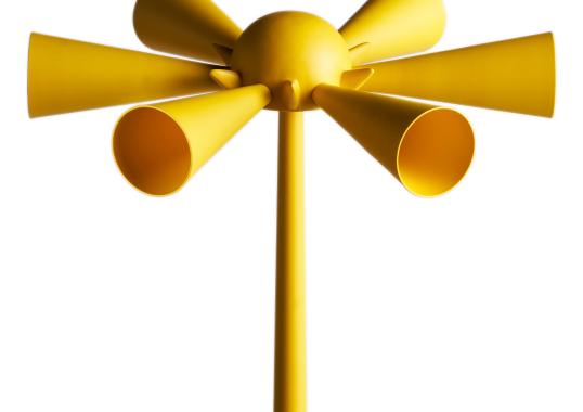 Торшер Poltronova Cessato Allarme Yellow image 5