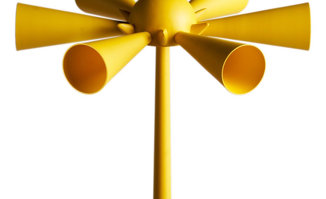 Торшер от фабрики Poltronova модель Cessato Allarme Yellow 