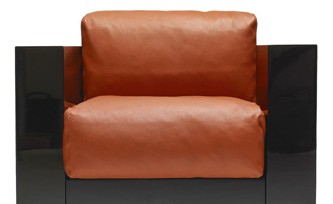 Кресло от фабрики Poltronova модель Saratoga Orange 