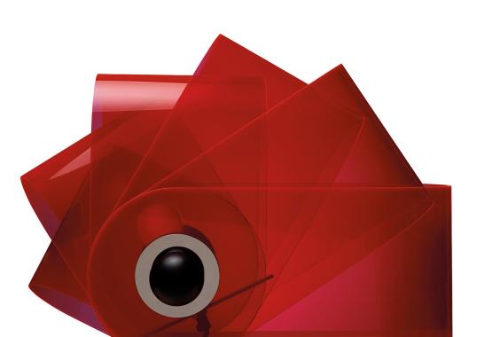 Настольная лампа Poltronova Gherpe Red image 1