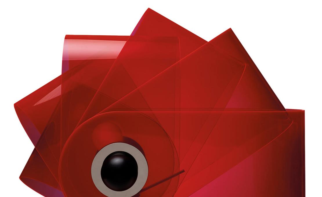 Настольная лампа от фабрики Poltronova модель Gherpe Red