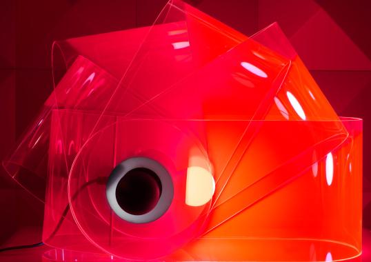 Настольная лампа Poltronova Gherpe Red image 3