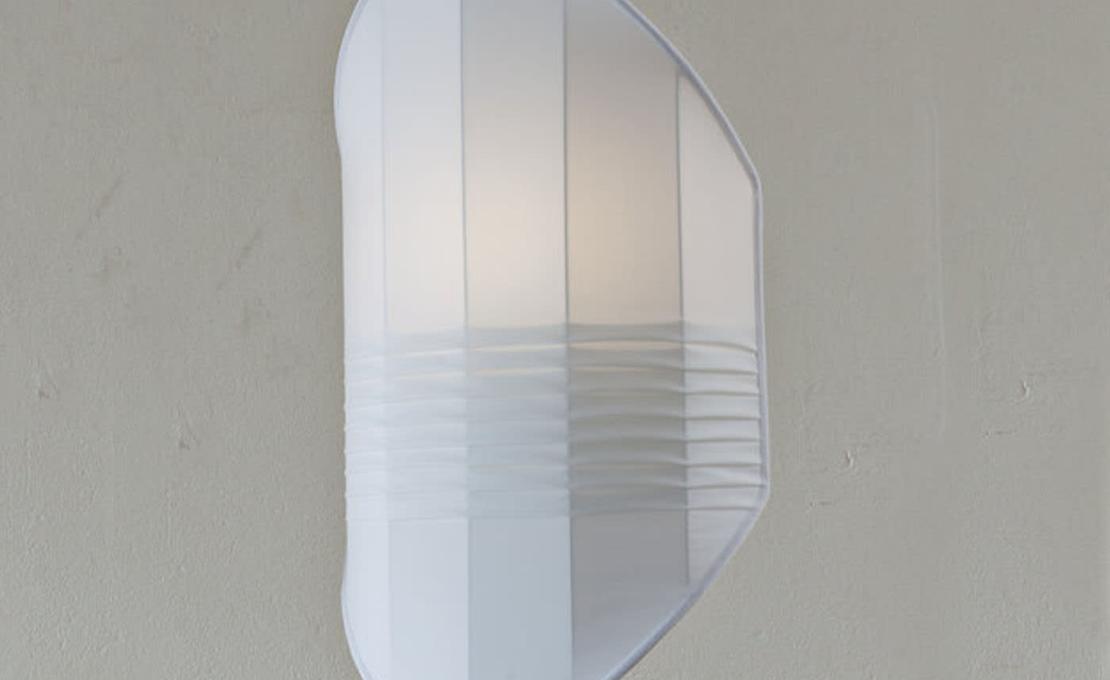 Торшер от фабрики Servomuto модель Flag 2 Pleating White