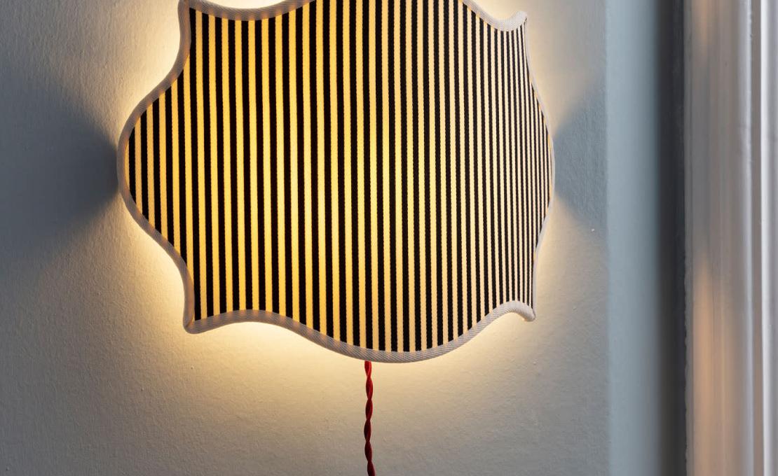 Настенный светильник от фабрики Servomuto модель Alghero Black and White Butterfly