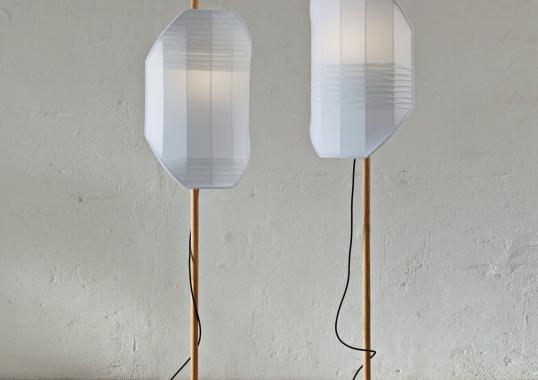 Торшер Servomuto Flag 2 Pleating White image 4