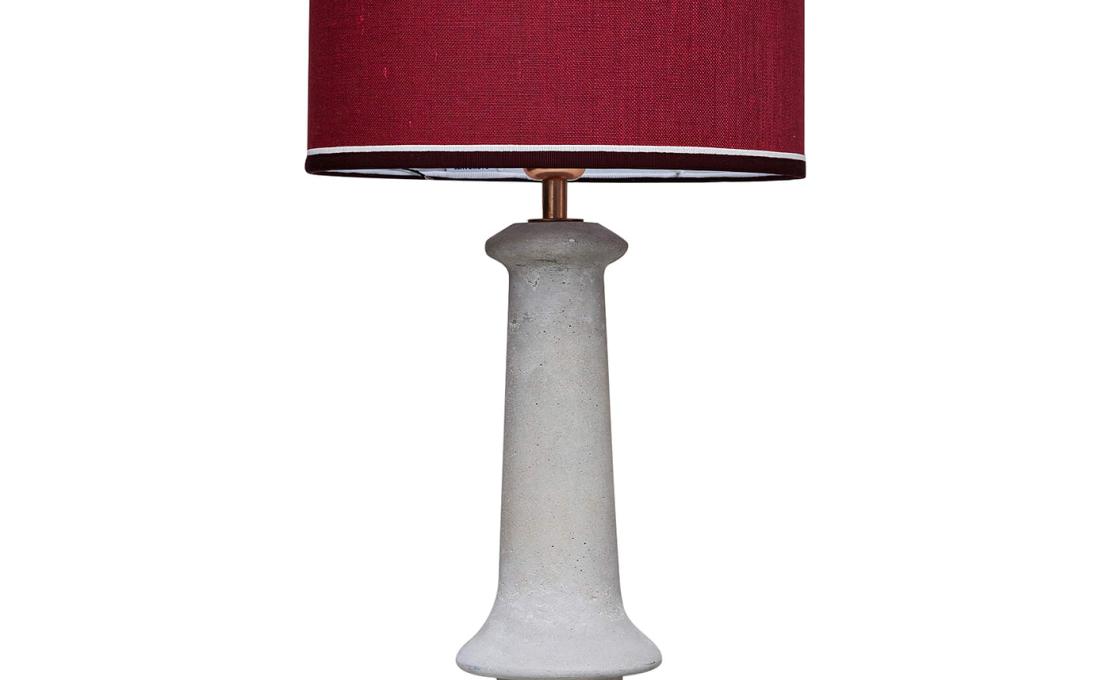 Настольная лампа от фабрики Servomuto модель Cement Bordeaux