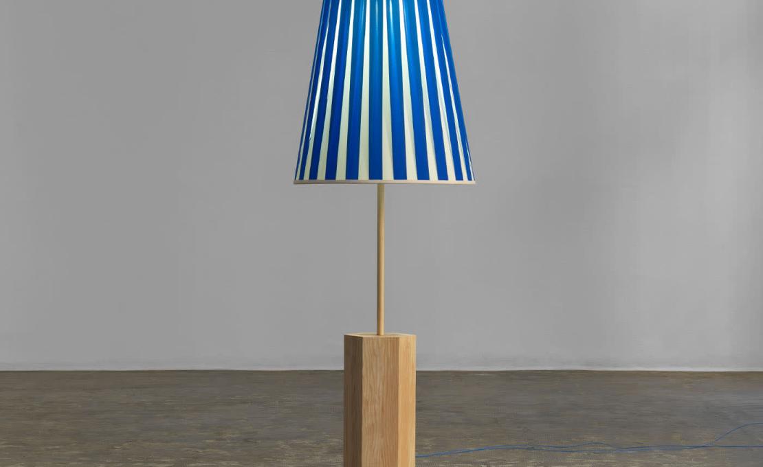 Настольная лампа от фабрики Servomuto модель Haute Couture Blue Pale and Yellow