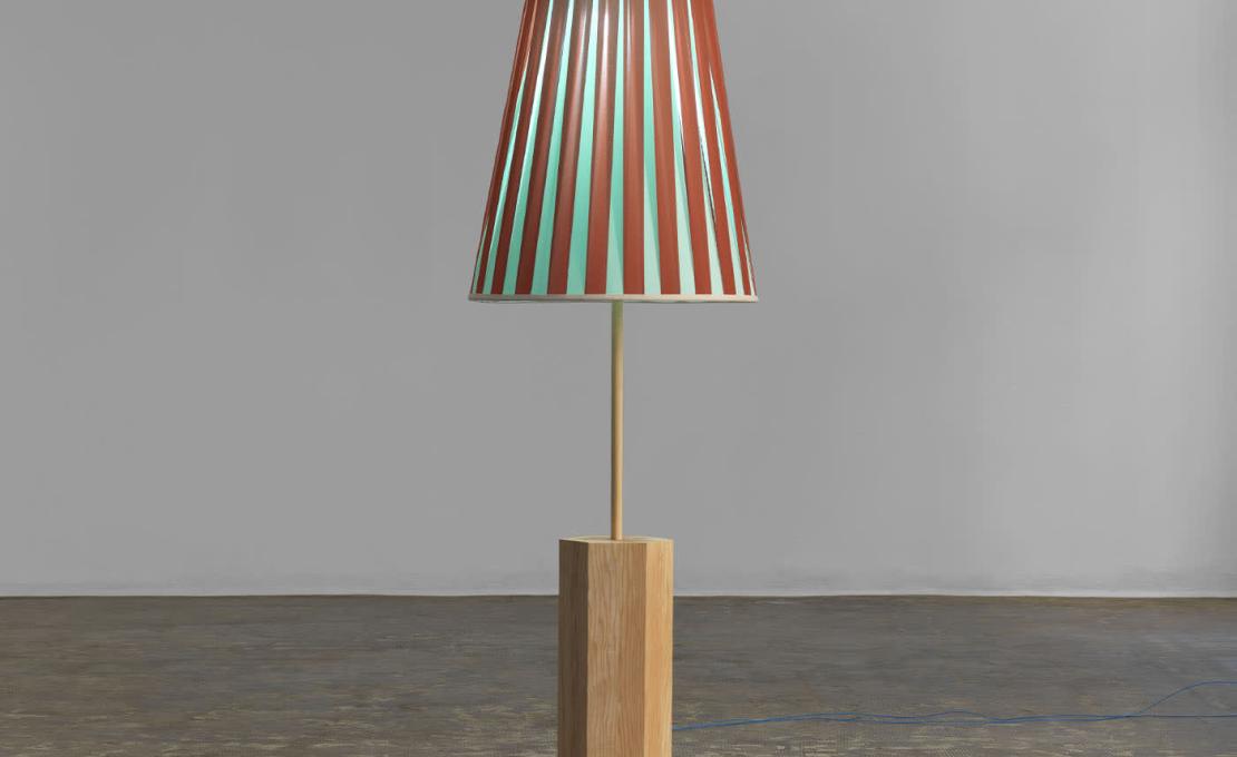 Настольная лампа от фабрики Servomuto модель Haute Couture Brick and Green