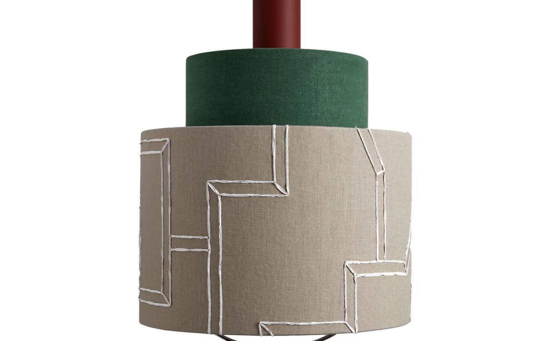 Подвесные светильники от фабрики Servomuto модель Materia Double Cemento