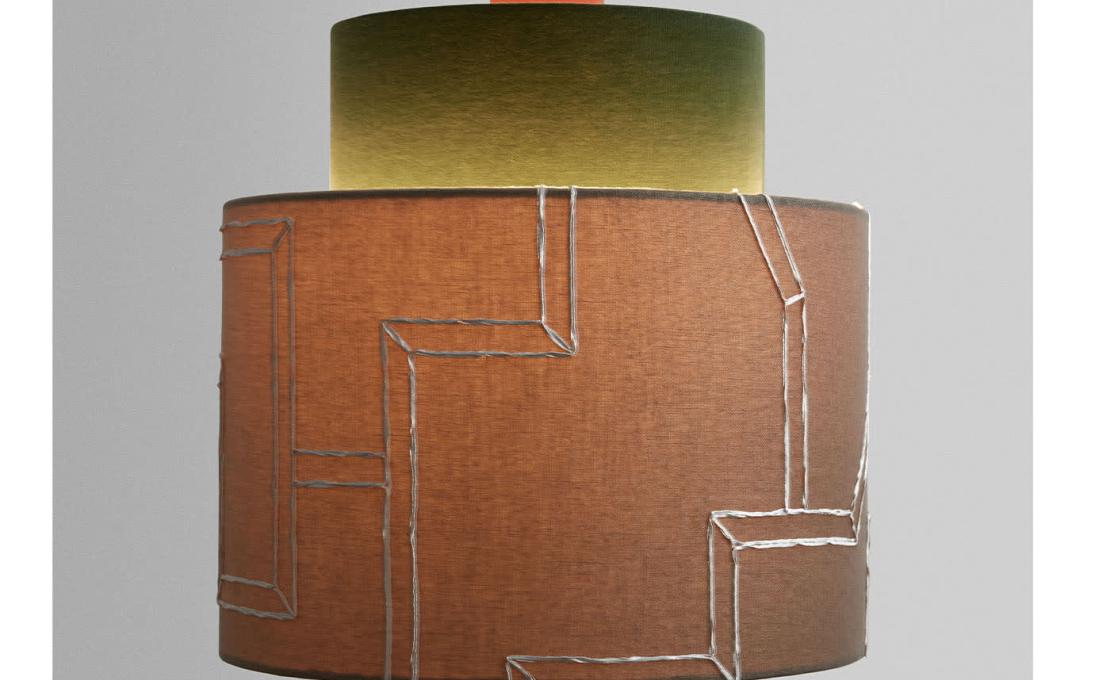 Подвесные светильники от фабрики Servomuto модель Materia Double Cemento