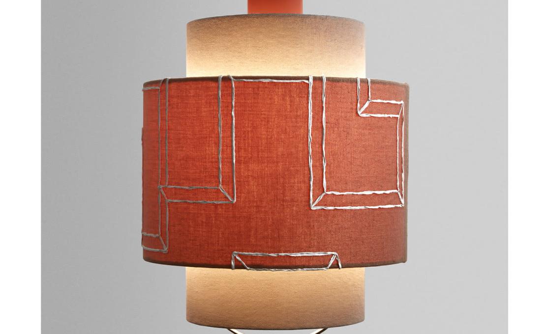 Подвесные светильники от фабрики Servomuto модель Materia Triple Terracotta