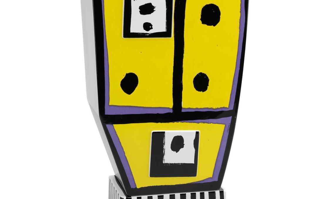 Декоративная Ваза от фабрики Memphis модель Dado 