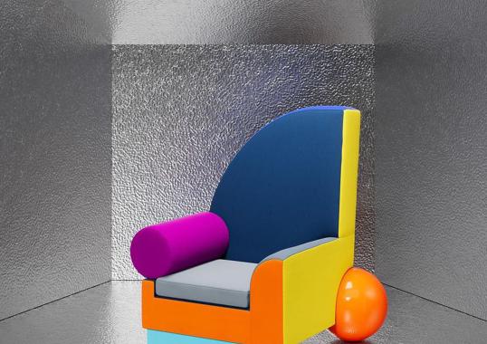 Кресло от фабрики Memphis модель Bel Air 