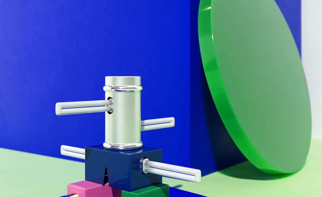 Настольная лампа от фабрики Memphis модель Laurel 