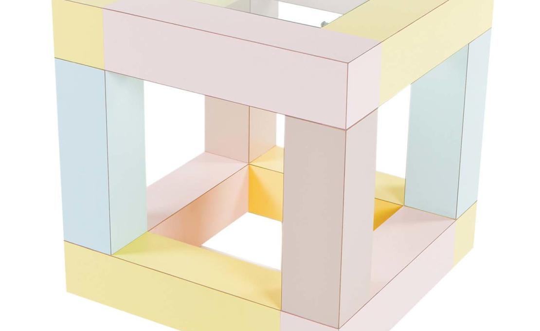 Журнальный столик от фабрики Memphis модель Mimosa 