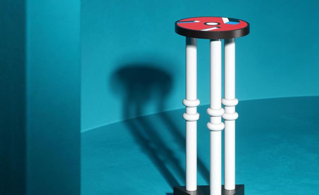 Журнальный столик от фабрики Memphis модель Bombay 