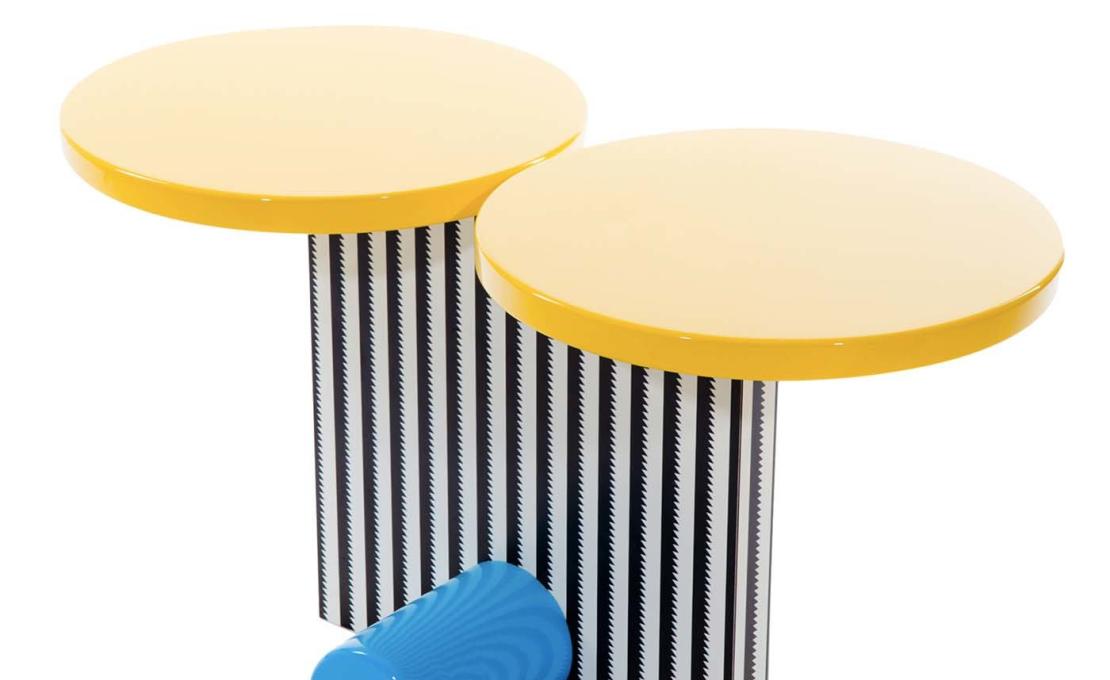 Журнальный столик от фабрики Memphis модель Polar 