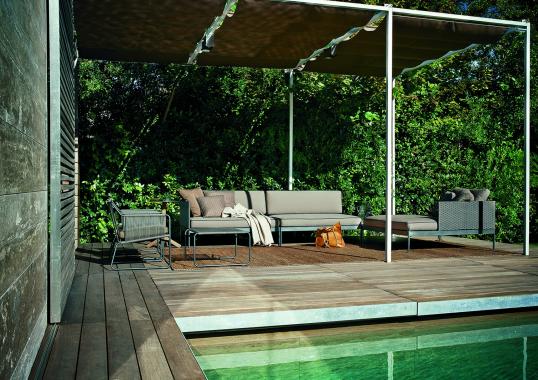 Уличный диван от фабрики Roda модель Basket Sofa