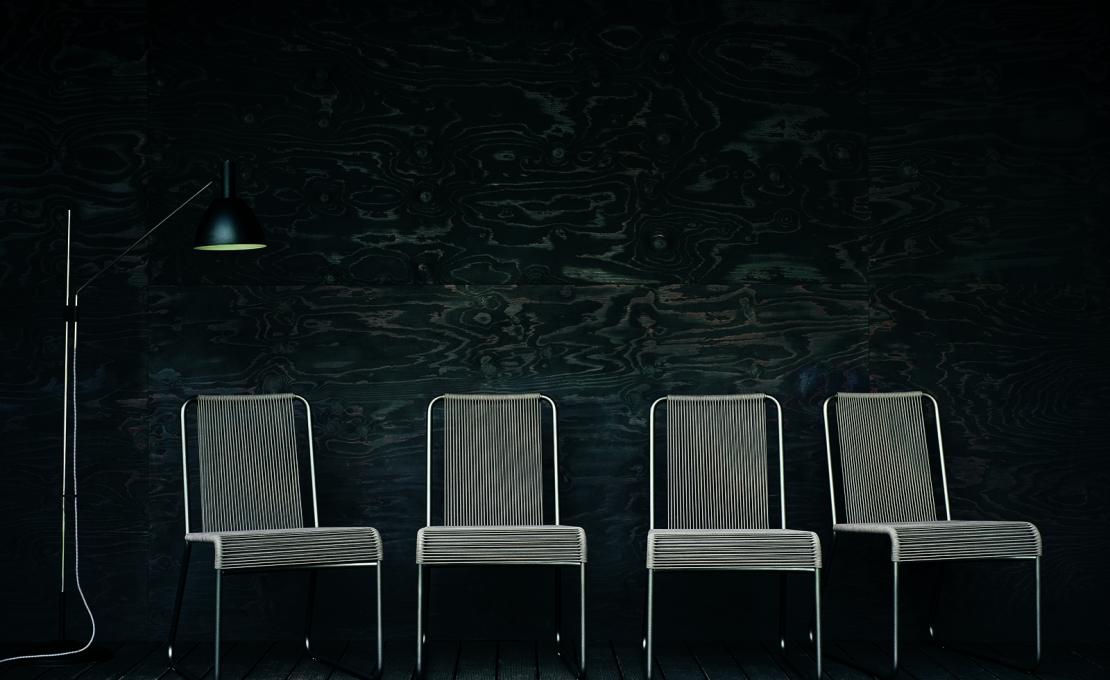 Уличный стул от фабрики Roda модель HRP349