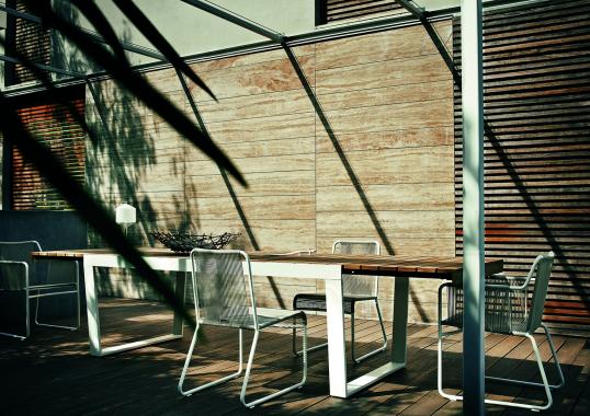 Уличный стул от фабрики Roda модель HRP349