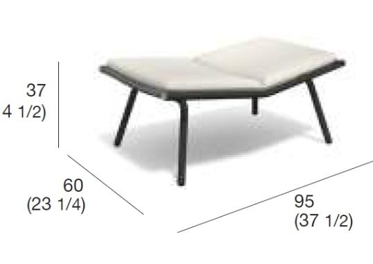 Уличный пуф Roda Laze Stool image 2
