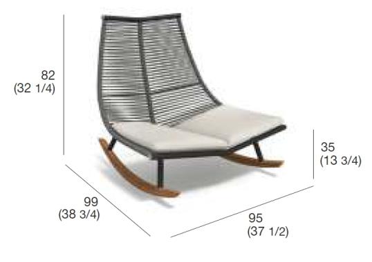 Кресло уличное Roda LZE003 image 2