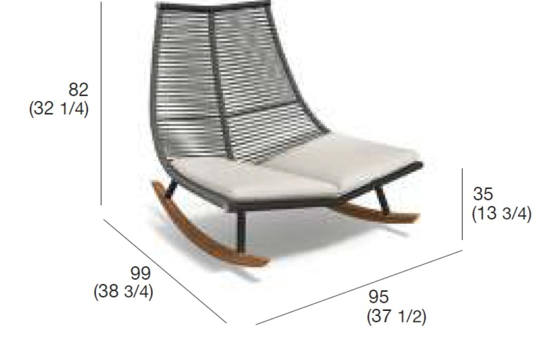 Уличное кресло от фабрики Roda модель LZE003