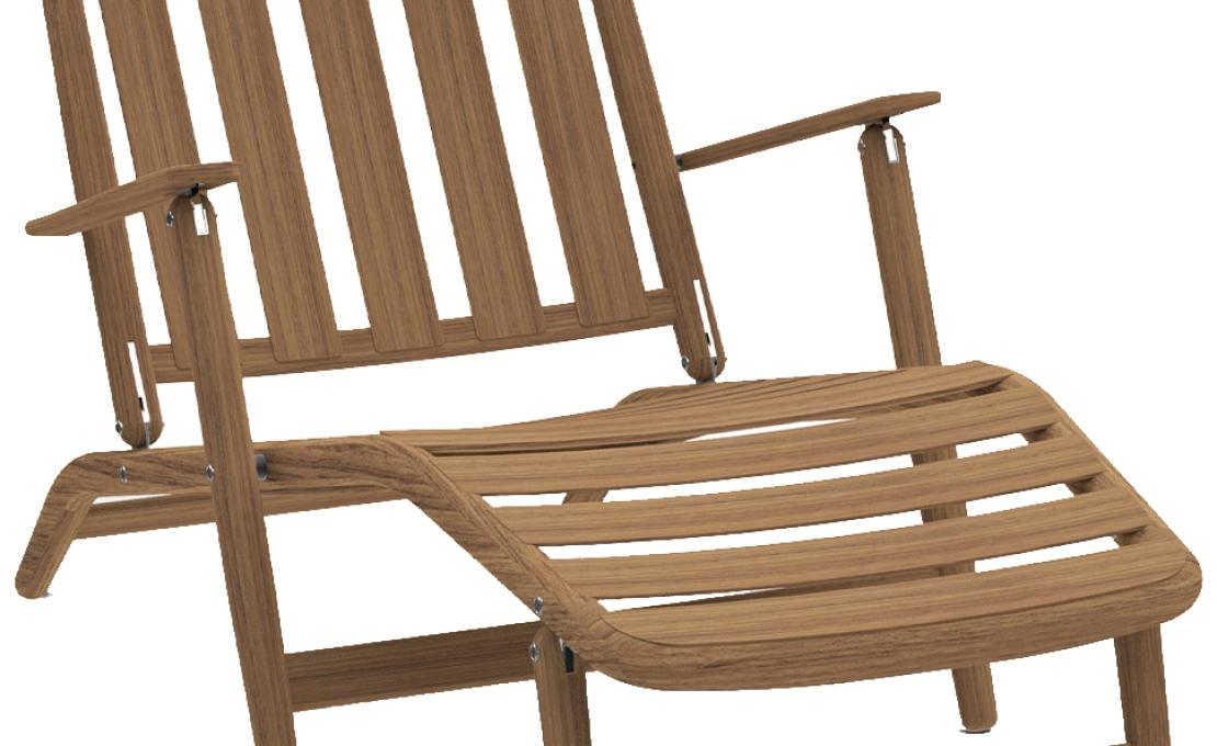 Шезлонг уличныйот фабрики Roda модель LVN008-01