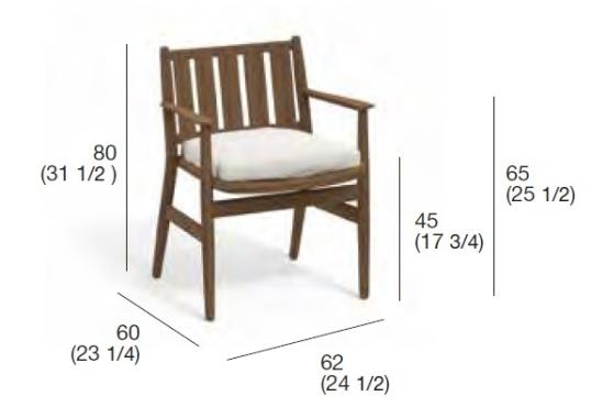 Кресло уличное Roda LVN001-01 image 3