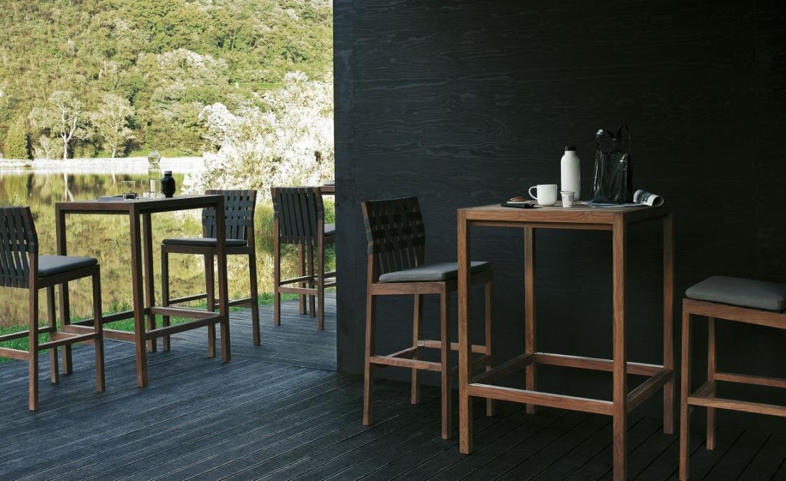 Уличный барный стул от фабрики Roda модель NTW151