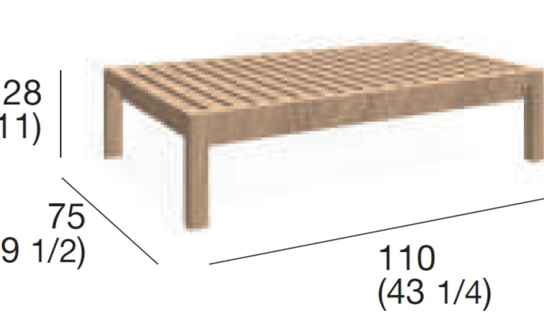Уличный стол от фабрики Roda модель Network 