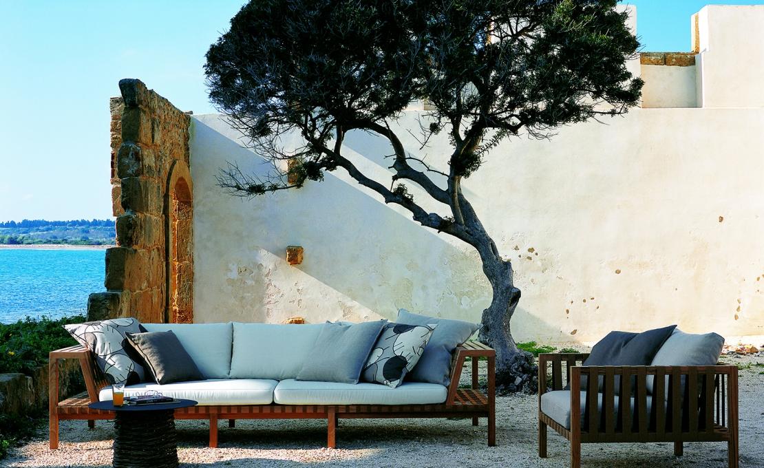 Уличный диван от фабрики Roda модель NTW130-01