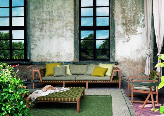 Уличный диван от фабрики Roda модель NTW130-01