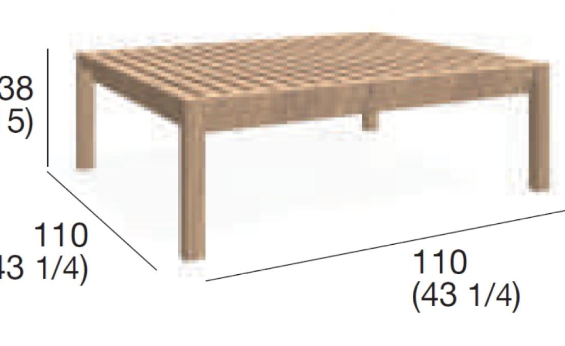 Уличный стол от фабрики Roda модель Network 
