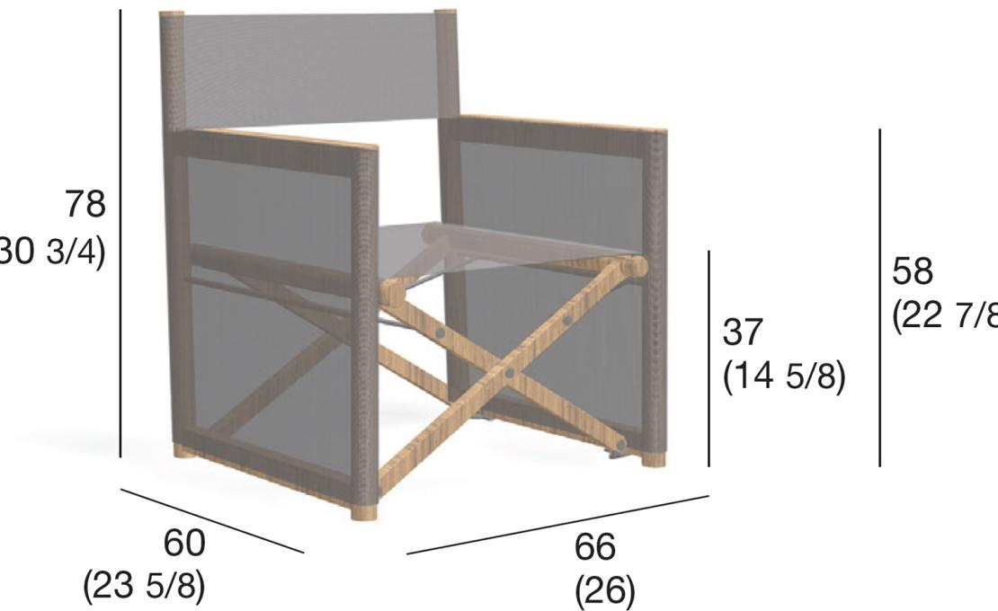 Уличное кресло от фабрики Roda модель ORS002-01