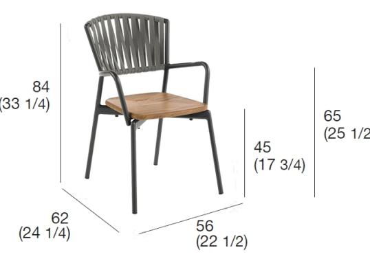 Кресло уличное Roda PPR121 image 2