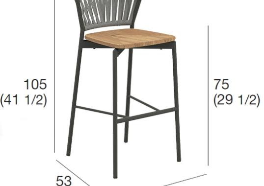 Уличный стул Roda PPR150 image 2