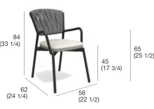 Кресло уличное Roda PPR221 image 2