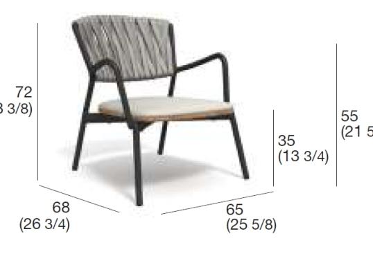 Кресло уличное Roda PPR227 image 2