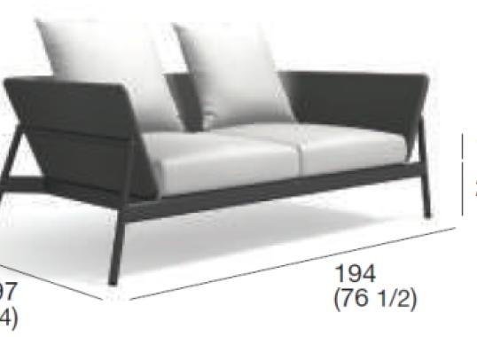 Уличный диван Roda Piper Sofa image 2