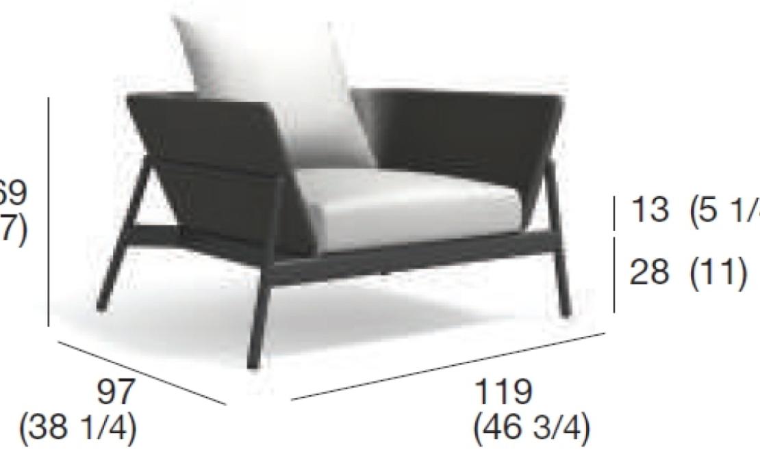 Уличный диван от фабрики Roda модель Piper Sofa