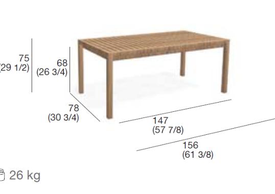 Уличный стол Roda Plaza Table image 3