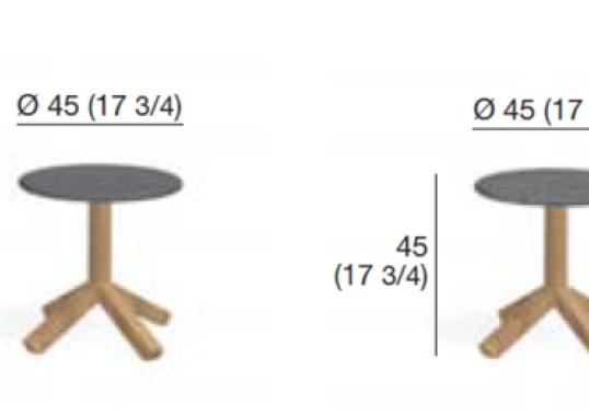 Уличный стол Roda Root 045 Small Table image 2
