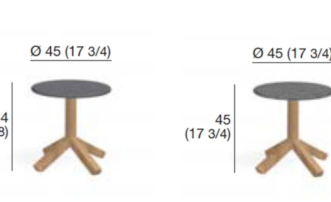 Уличный стол от фабрики Roda модель Root 045 Small Table