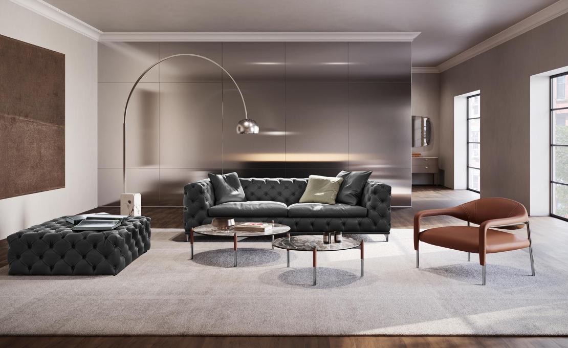 Диван модель Aston от фабрики Gamma Arredamenti