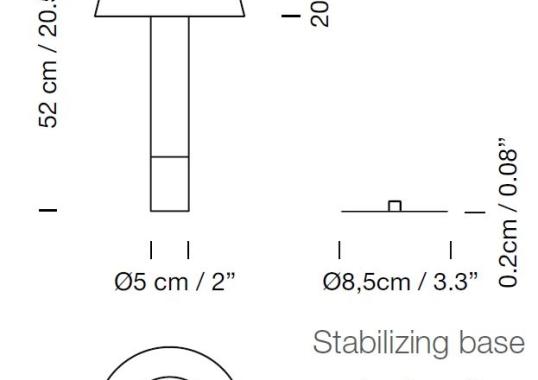 Настольная лампа Santa&Cole Básica M1 Table Lamp image 2