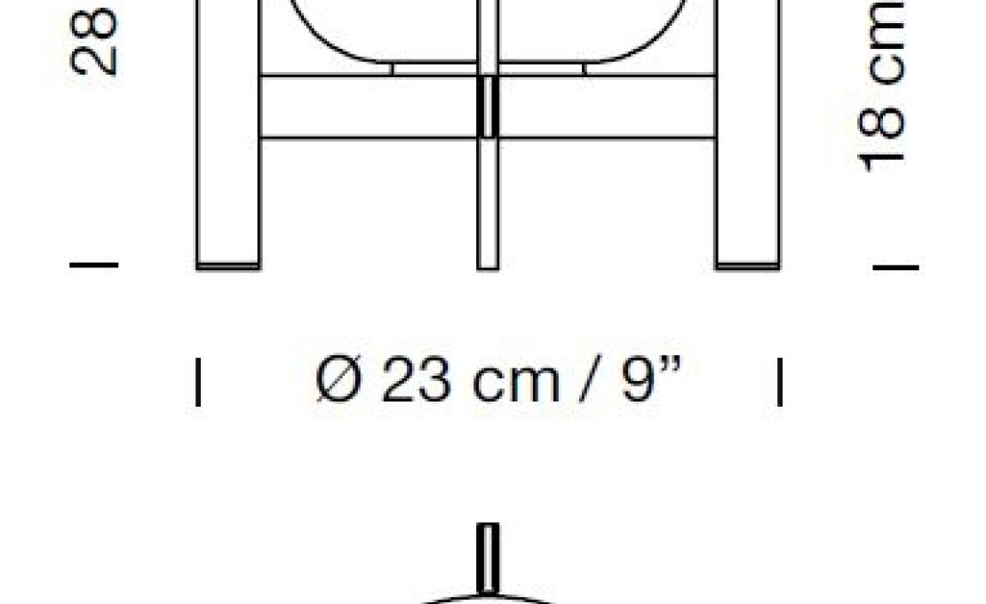 Настольная лампа от фабрики Santa&Cole модель CESTE01