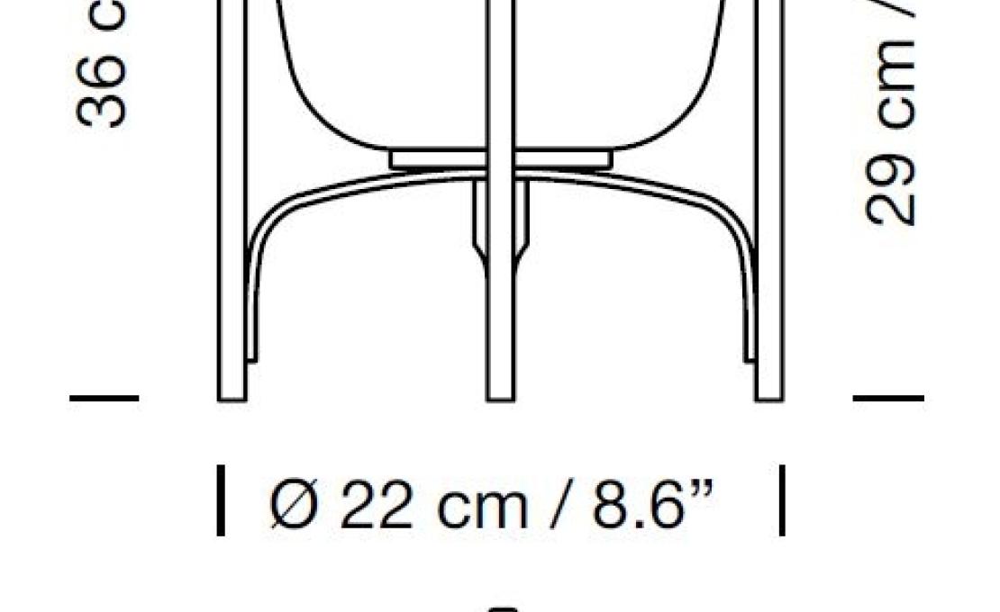 Настольная лампа от фабрики Santa&Cole модель CESTC0